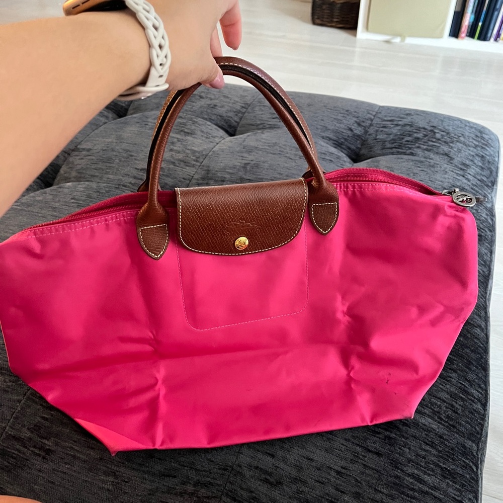 Pink Longchamp Le Pilage Small